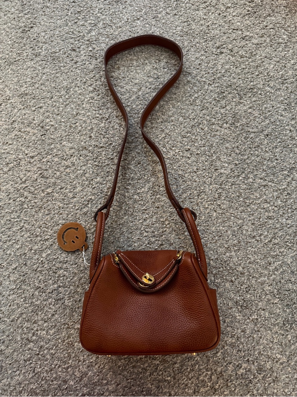 Verano Hill Maris Mini Shoulder Bag with Gold-Tone Turn-Lock